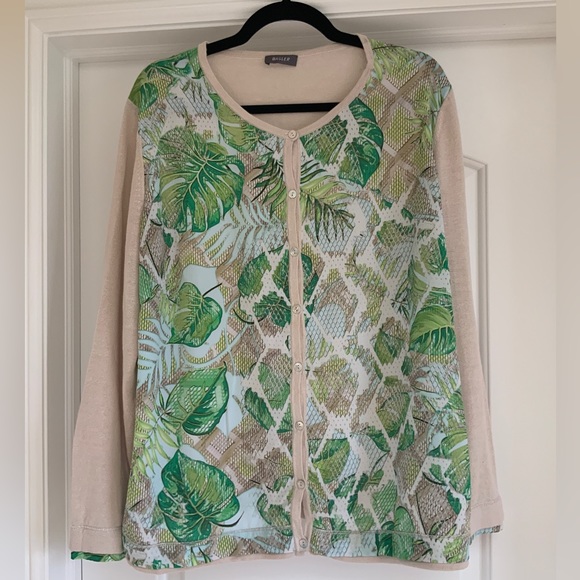 BASLER Linen cardigan - Picture 1 of 3